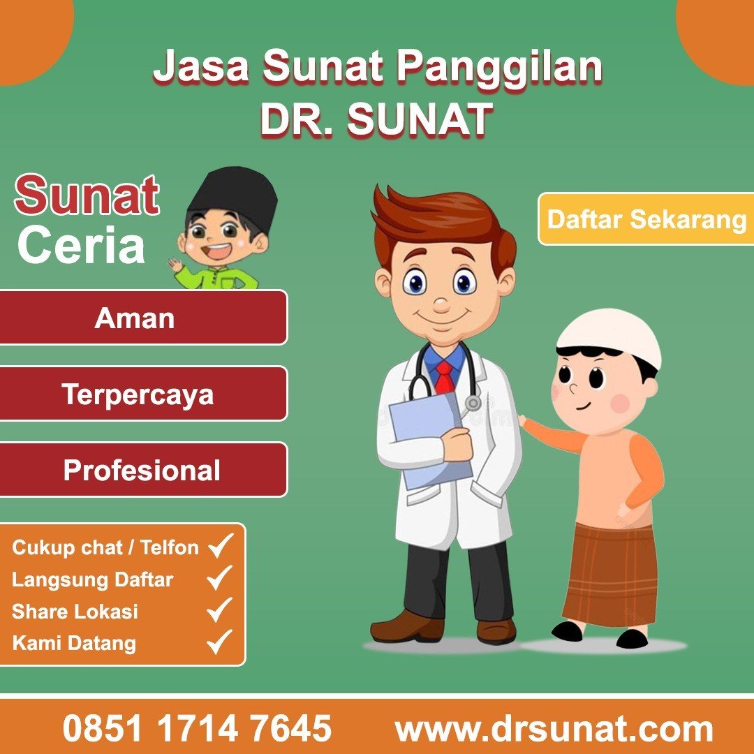 0851-1714-7645 [ TIDAK SAKIT ], Dokter Sunat Anak Cikeusik
